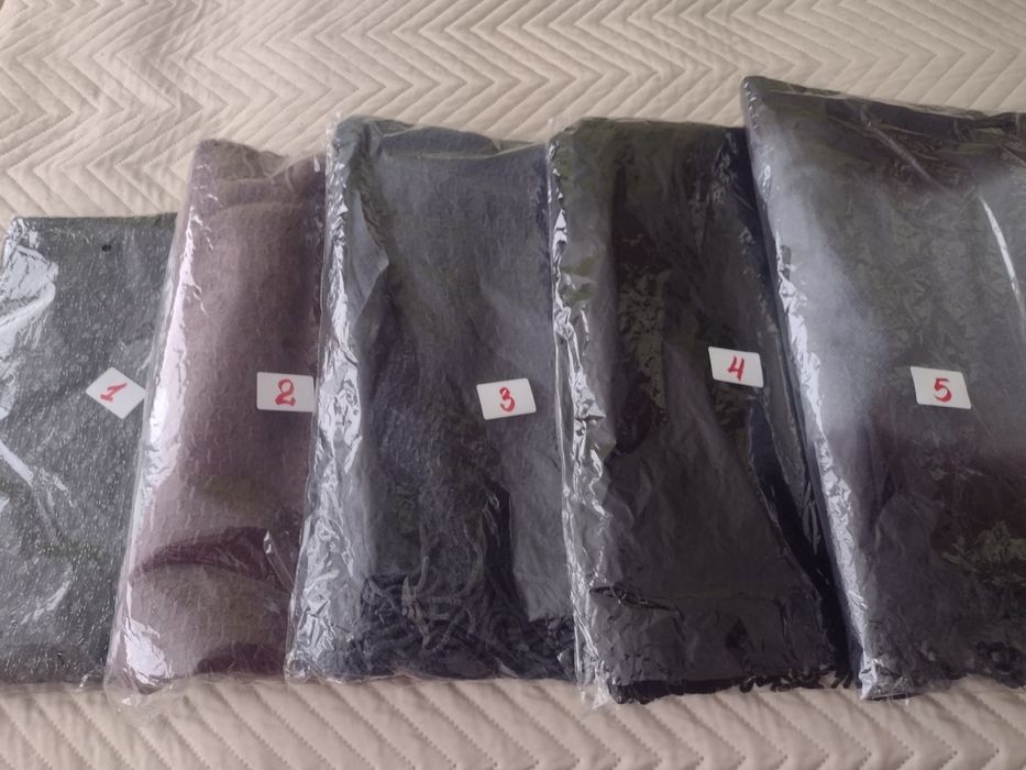 Елегантни зимни,меки и топли шалове чисто нови