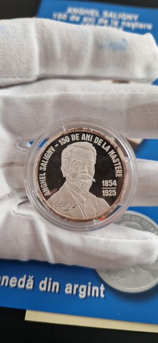 Moneda - Anghel Saligny – 150 de ani de la naștere- ARGINT