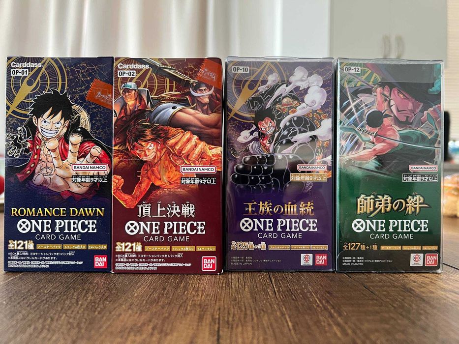 One Piece Card Game Box OP-01, OP-02, OP-10, OP-12 гр. Кърджали Център ...