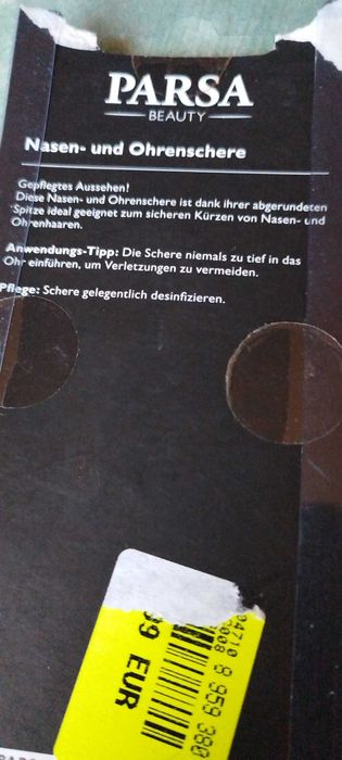 Forfecuta neagra pentru nas si urechi de la: Parsa Beauty! Noua&unisex