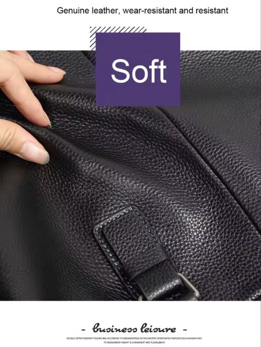 Мъжка изискана бизнес чанта за лаптоп15”/Луксозна, премиум естест.кожа