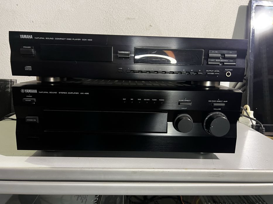 Стерео усилвател Yamaxa AX-496 и CD Player Yamaxa CDX-493