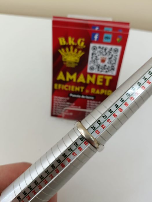 Inel din aur de 18K cu diamante Amanet BKG