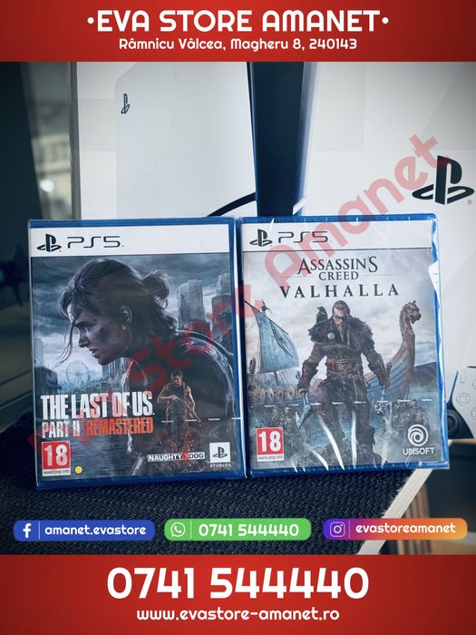 Consola SONY Playstation 5 (PS5) Slim Disc 1TB The last of Us Valhalla