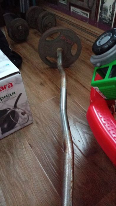 Штанги разных весов