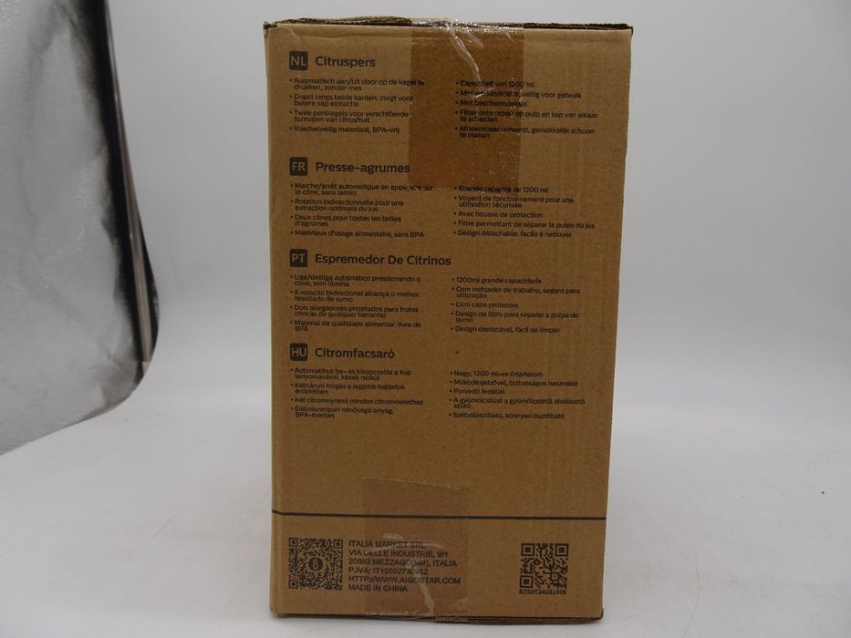 Aigostar Storcator de Citrice Juicy, 40 W, 1200 ml