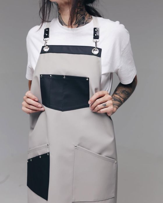 Профессиональный фартук для официантов / бариста / поваров — пошив под