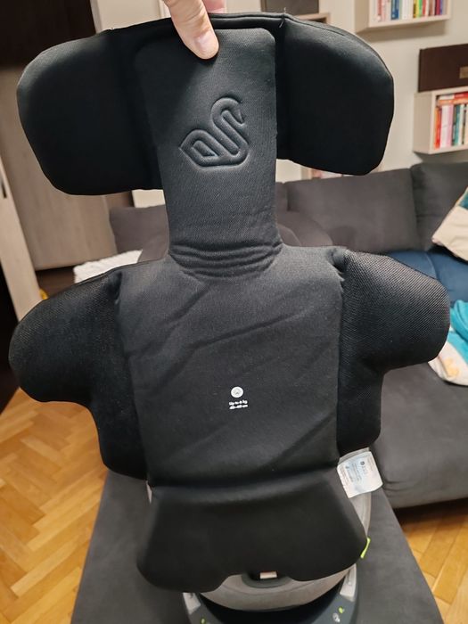 Scaun auto copii Swandoo Marie 3, 360°, protectie laterala, gri, 0-4 y