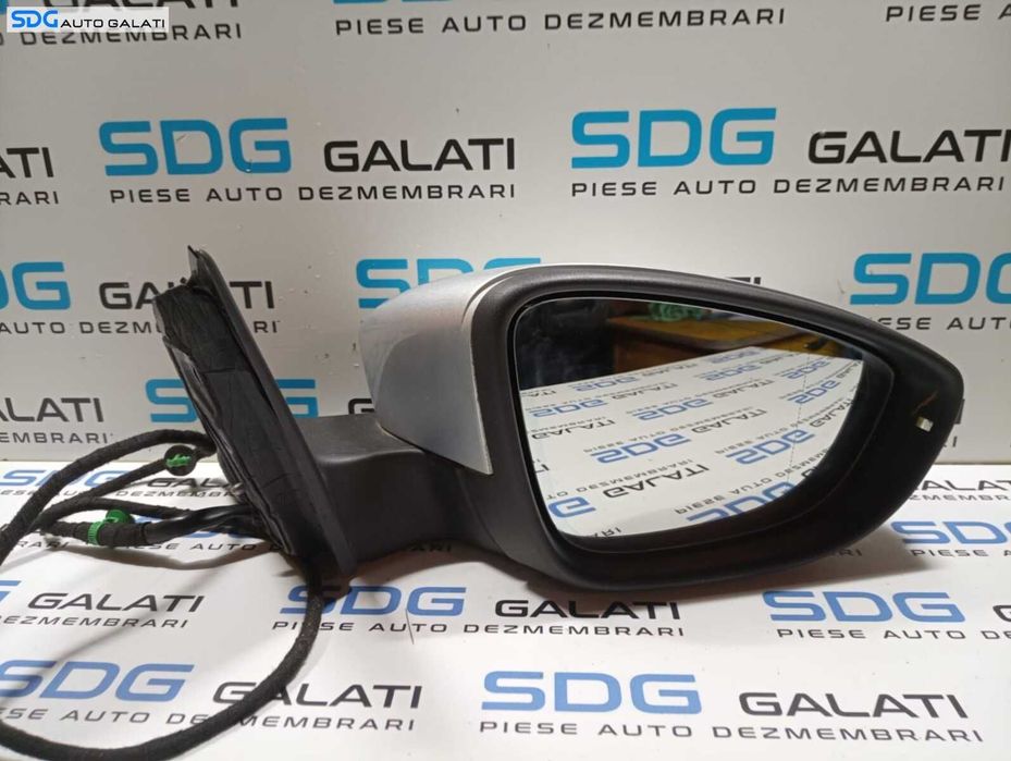 Oglinda Dreapta Electrica FARA Pliere Rabatare cu Lumina Ambientala VW Passat B7 2010 - 2015 Culoare LA7W [M3833]