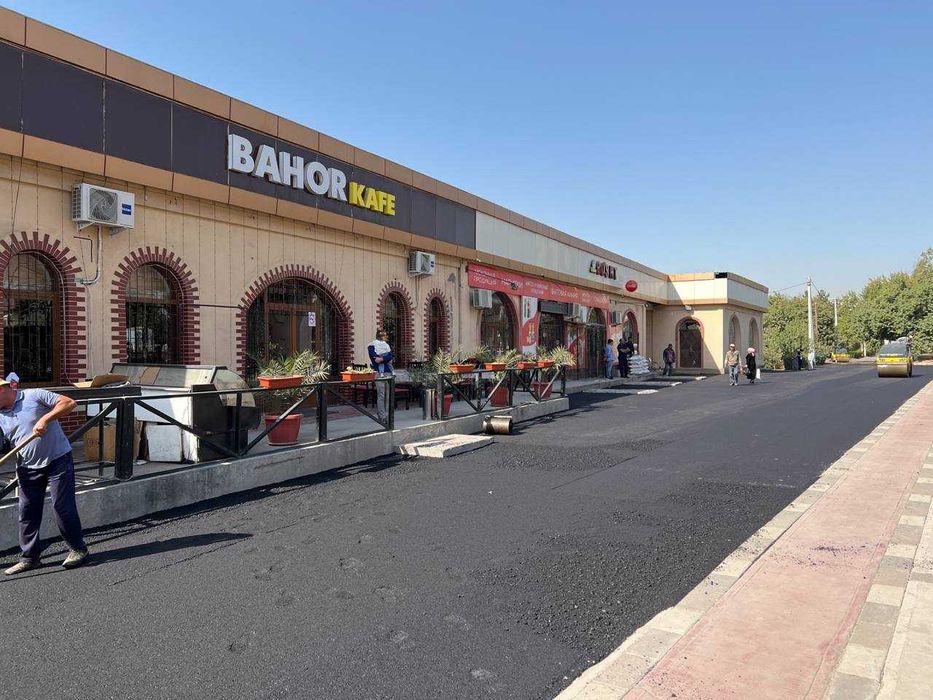 Асфальтирование стоянок в Ташкенте. Качественно. Разметка