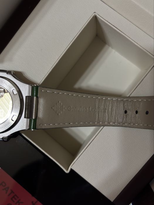 Луксозен мъжки часовник Patek Philippe – зелен циферблат