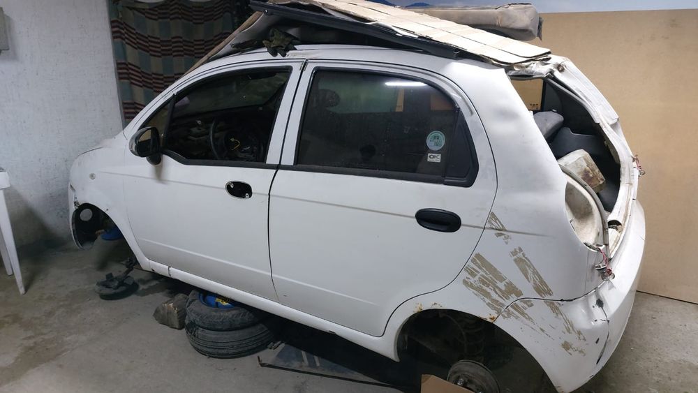 Матиз на разборе