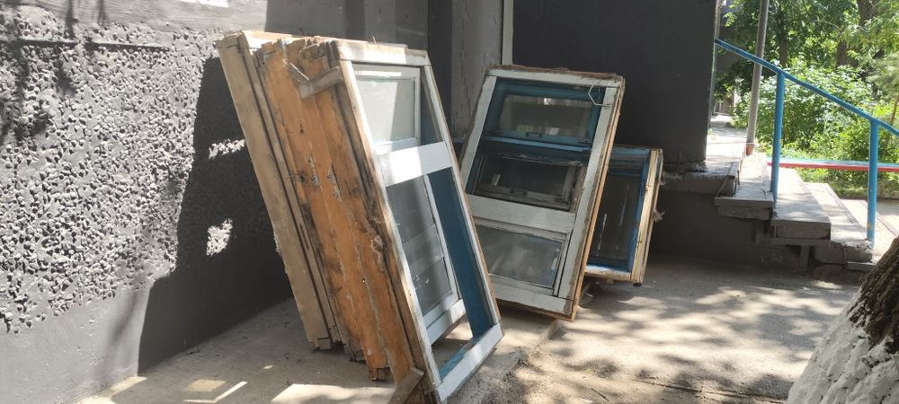 Отдам окна на дрова. Даром. Самовывоз. Район Авторарк