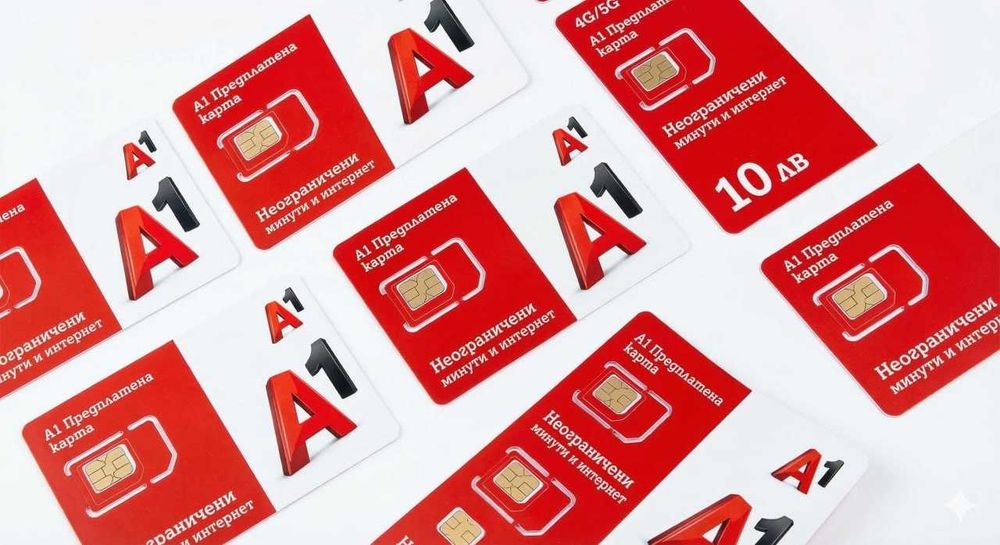 A1 предплатени SIM карти 15GB мобилен интернет - продажба на едро