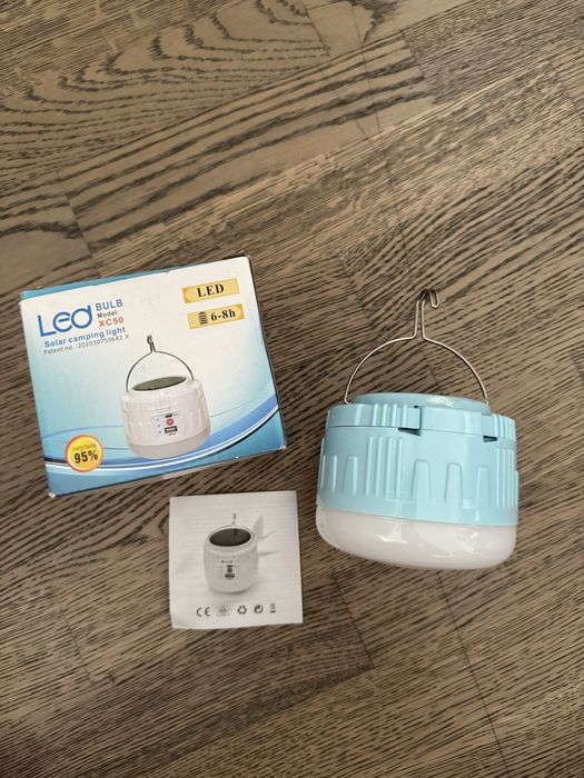 Солнечный кемпинговый фонарь