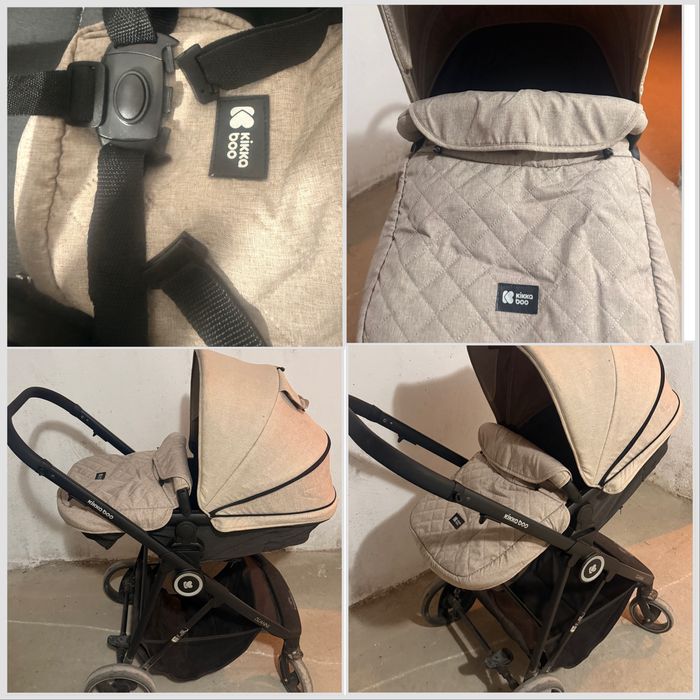 Детска Количка KikkaBoo Gianni 2-в-1 (Бежова)