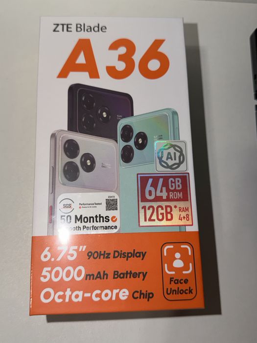 Zte A36 Black 4+64