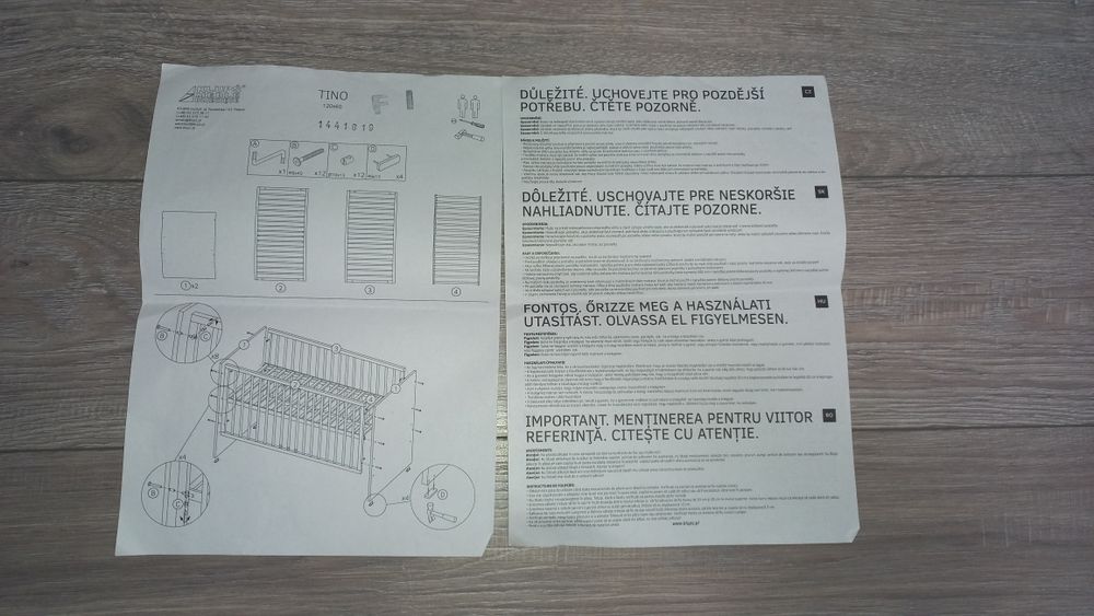 Vând pătuț bebe 120×60 cm