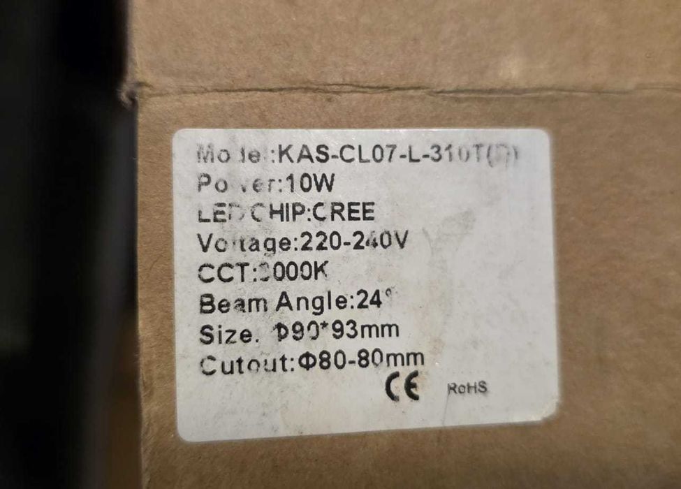 Spot LED incastrabil, orientabil 10W