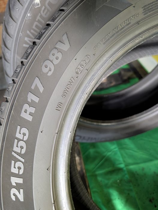 215/55R17 Kumho 2024 7-6,5mm stare foarte buna
