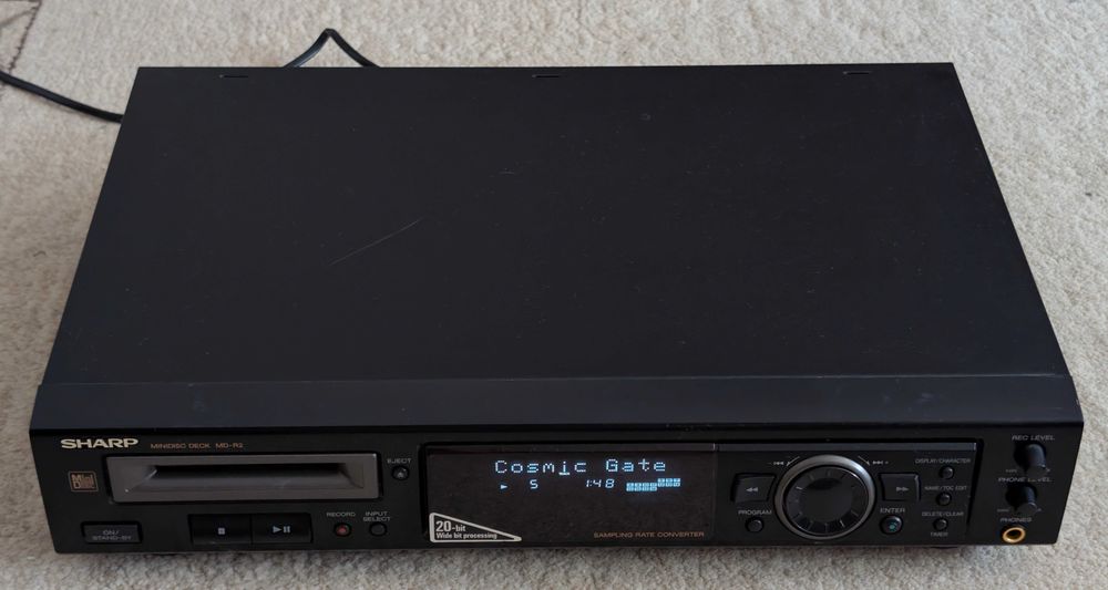 Mini Disc Sharp MD-R2, fara telecomanda