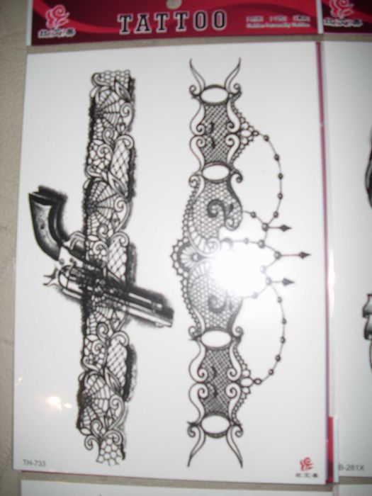 Временни татуировки - водоустойчиви. Промо цена