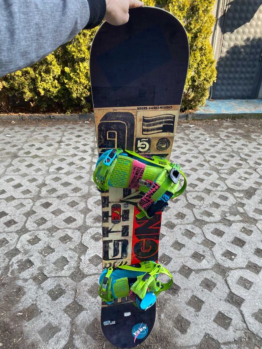 GNU Carbon Credit BTX 162 сноуборд + RIDE автомати
