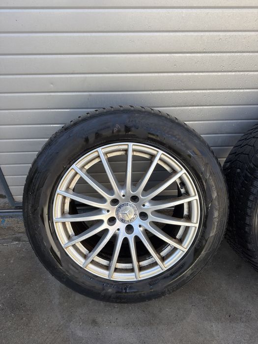 Продавам комплект джанти с гуми. Mercedes OEM 5x112 17