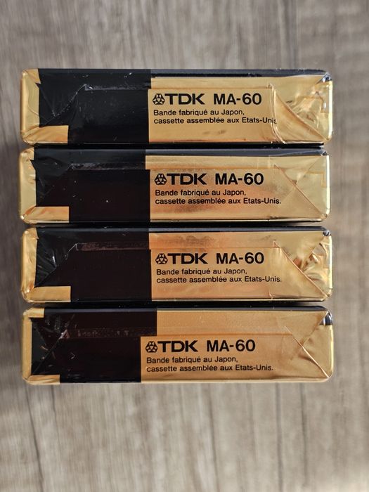 Casete audio sigilate metal TDK MA 60 minute