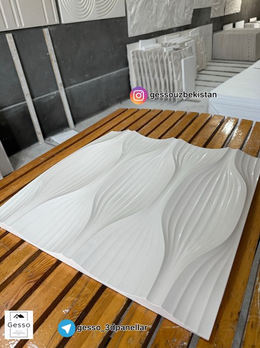 Гипсовый 3д панель MOON | gips 3d panel | decor | 3д панели | aboy