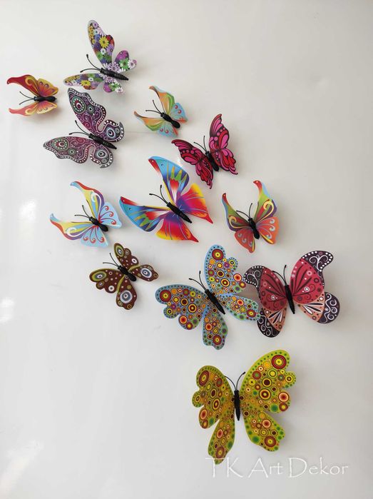 3Д пеперуди/стикери