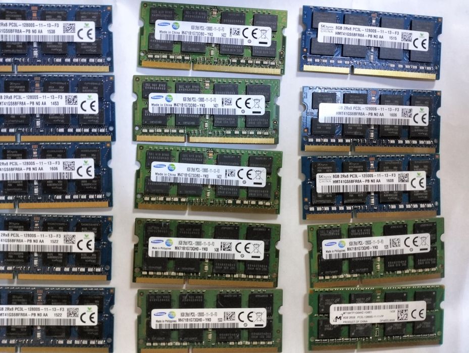 Memorii laptop sodimm DDR3 8GB