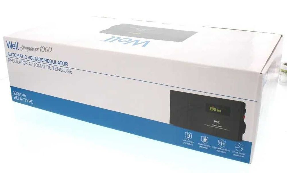 Stabilizator automat de tensiune cu releu 1000VA/600W