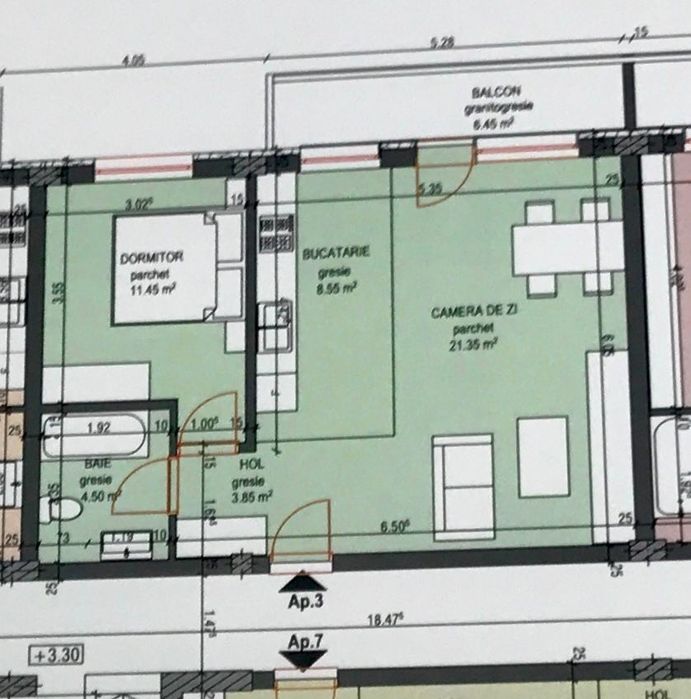 Vand apartament 2 camere