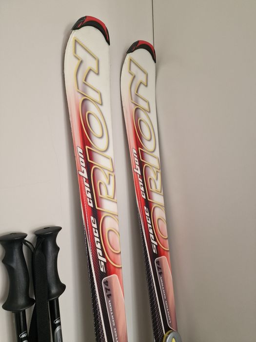 Ски Orion Carbon + автомати + щеки