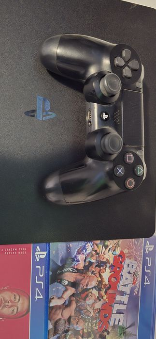 Consola PlayStation PS4 Slim 1 TB, cu o maneta si 2 jocuri