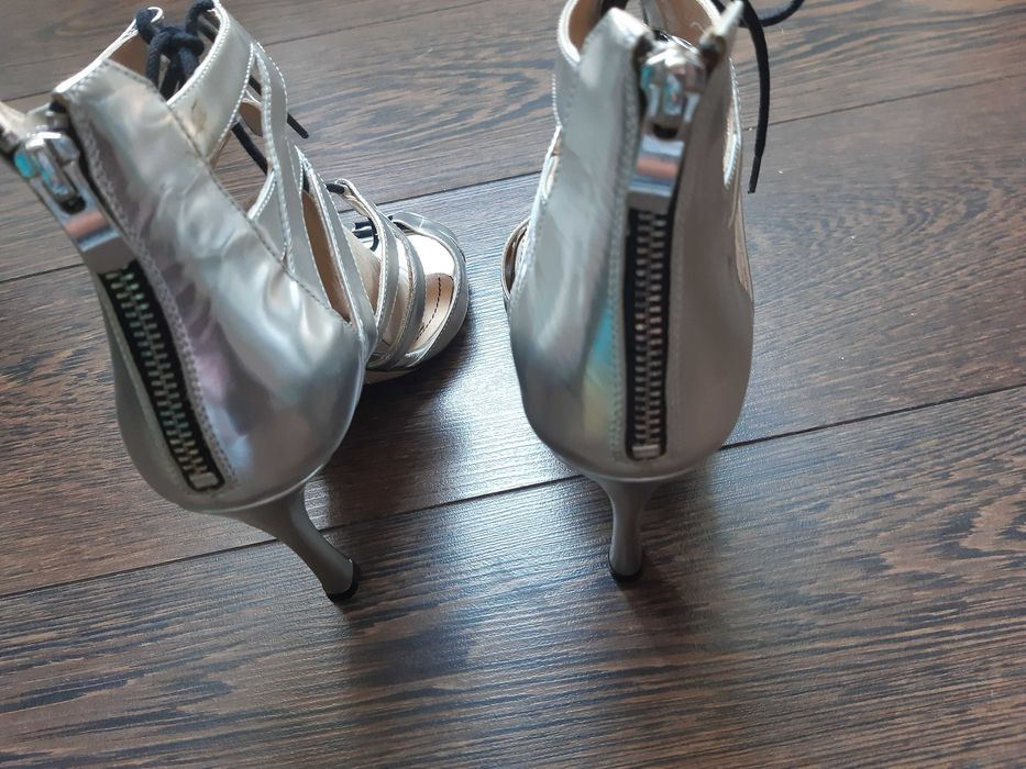 sandale argintii Cristhelen B, marimea 39
