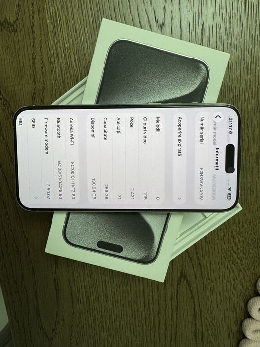 Iphone 15 Pro Max 256 Gb