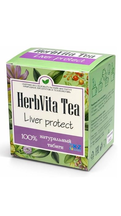Чай JPlant BioMed HerbVita Liver protect для защиты печени