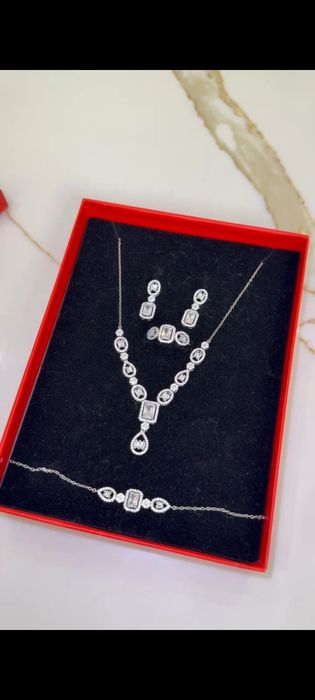 Серебро набор, люкс качество. S925