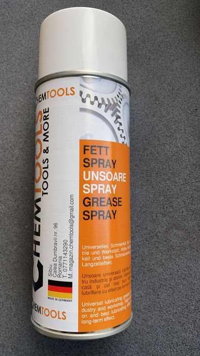 6xSpray vaselina 400ml.Spray cu vaselina-rezista apa-lichide.PROFI