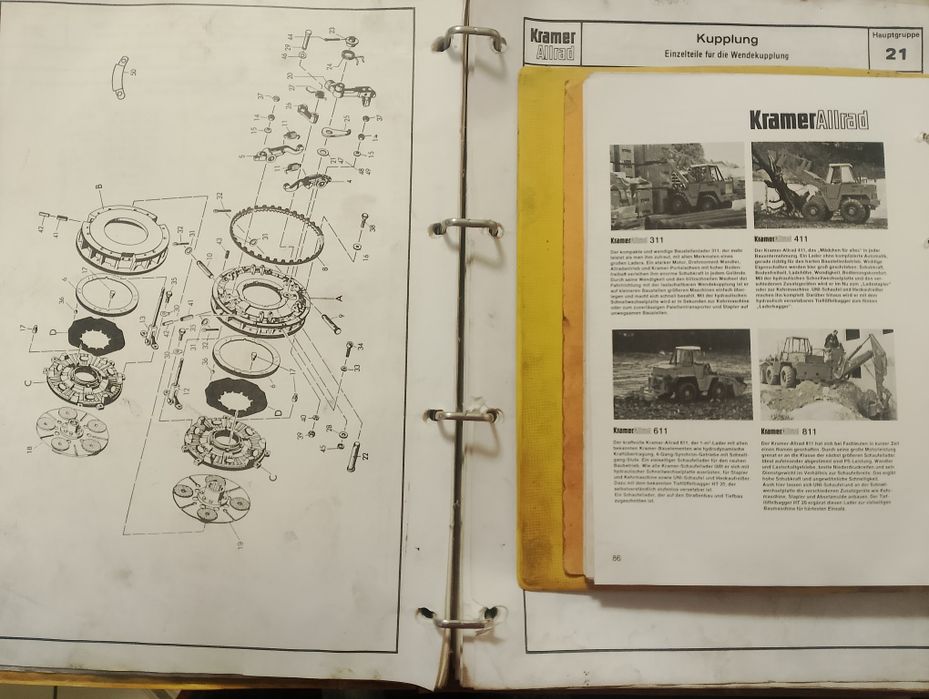 Buldoexcavator Kramer 415 ,4*4