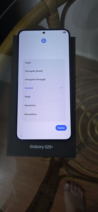 Samsung Galaxy S25+ 256GB – Ca nou / Impecabil – 12GB RAM – 5G 
V