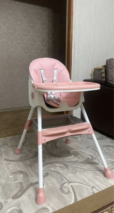Кровать трансформер и стульчик для кормление