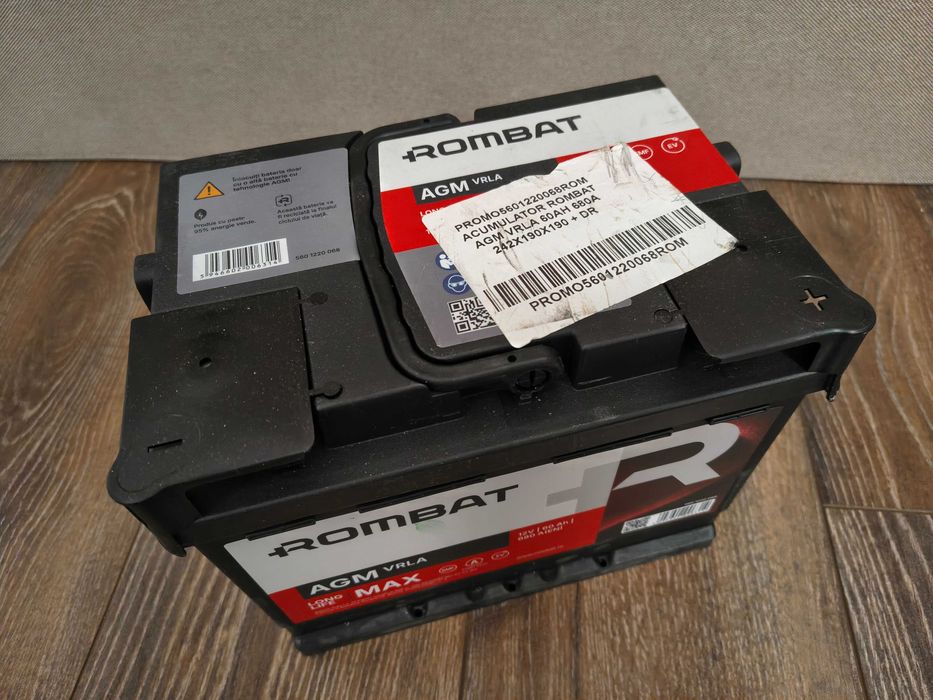 Vand Acumulator Rombat AGM 12V 60Ah