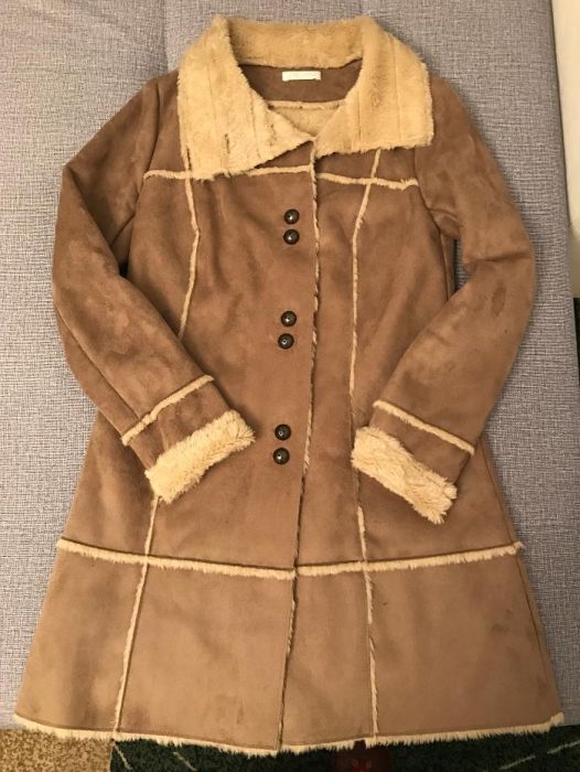 Продам легкую дубленку Promod