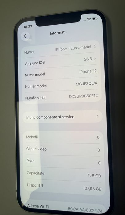 Iphone 12, 128GB, Bat. 76%