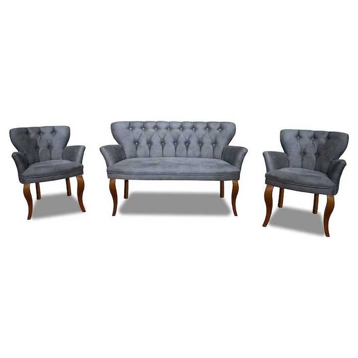 Set Canapea 2 Locuri + 2 Fotolii – Stare Excelentă – Design Modern