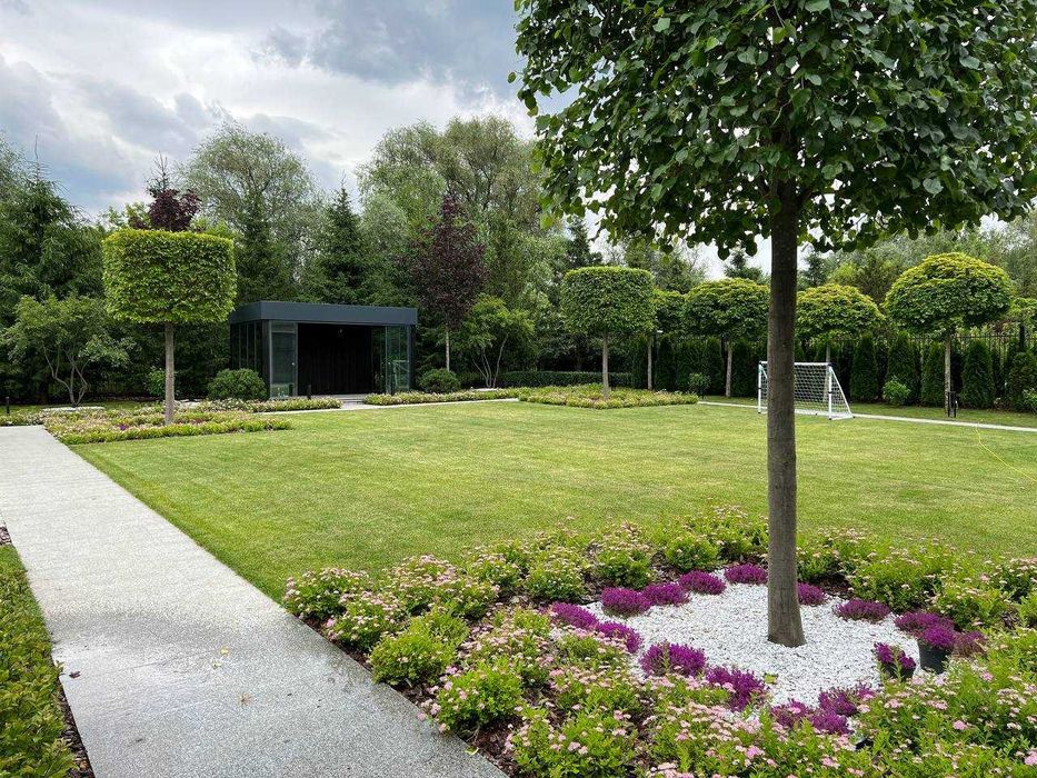 Озеленение, газон, автополив