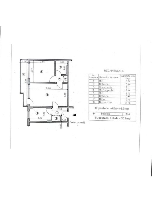 ROANDY-Apartament 2 camere la un pret accesibil in Nord